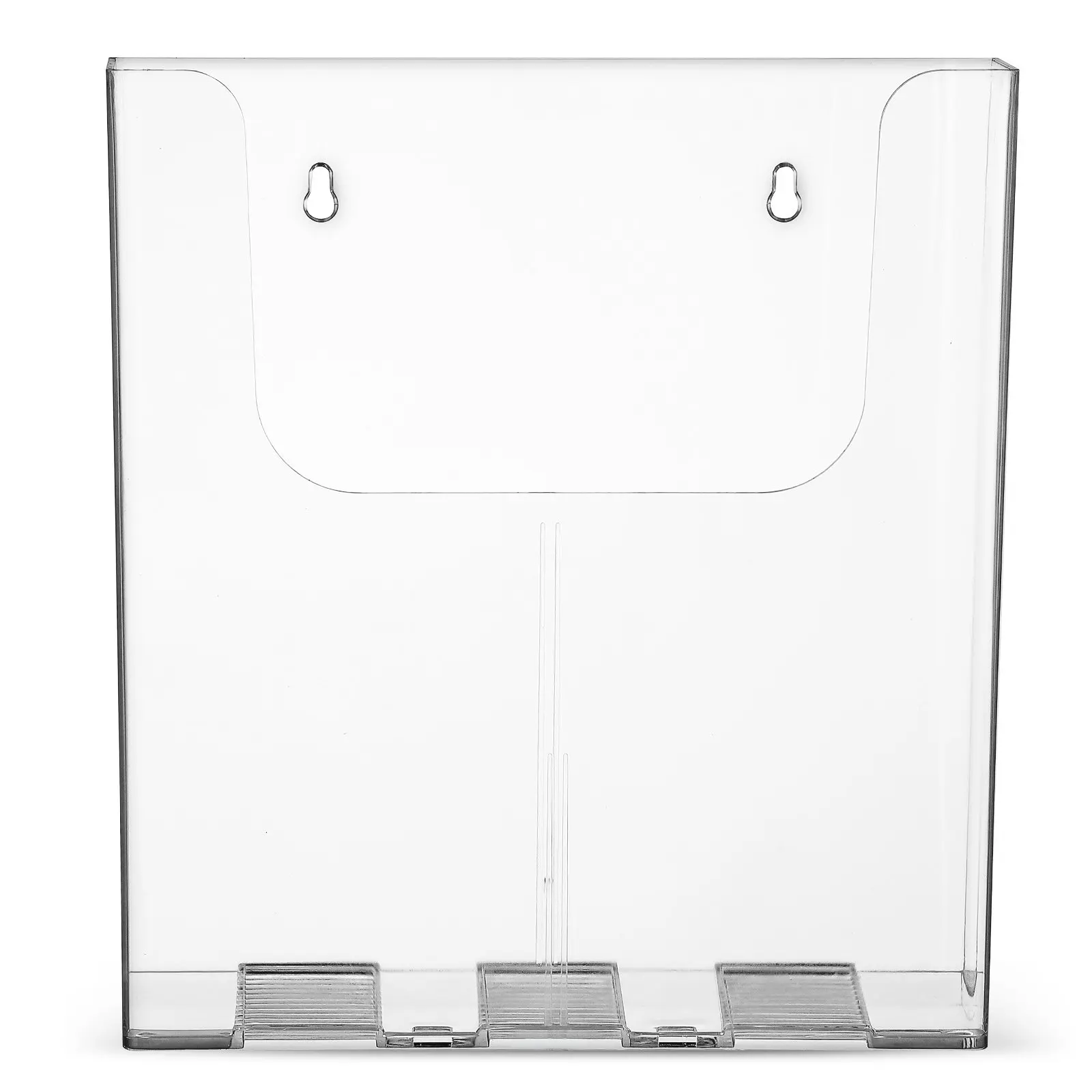 아크릴 브로셔 홀더 투명 벽걸이 파일 정리함 (문서, 잡지, 전단지, 사무실 전시 스탠드 정리함)