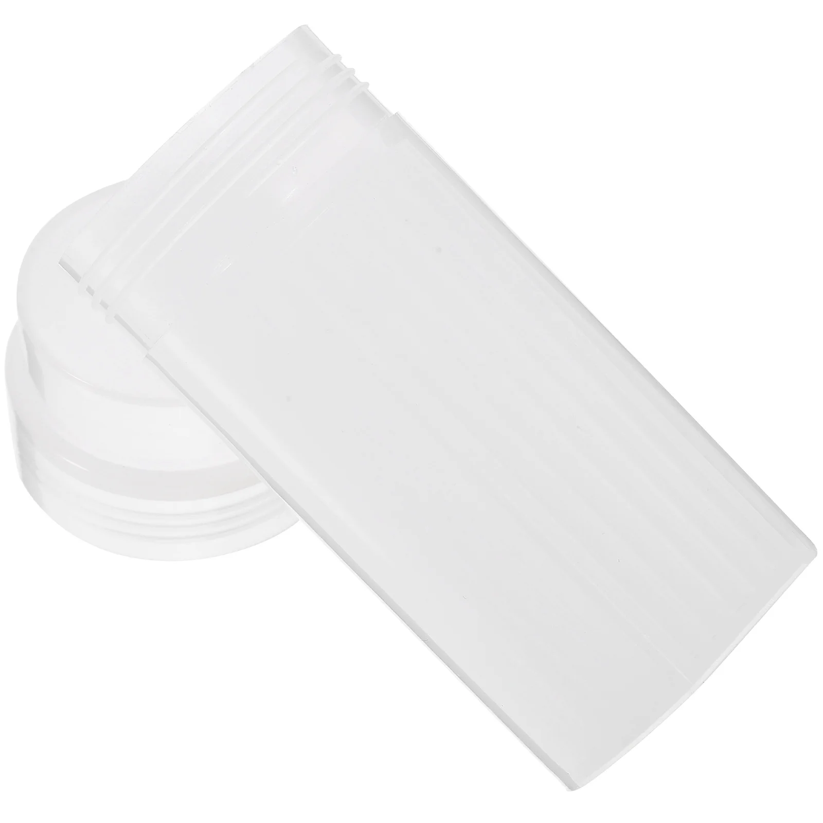 

Microscope Slide Staining Holder Slides Jar for Laboratory with Cover Round Plastic