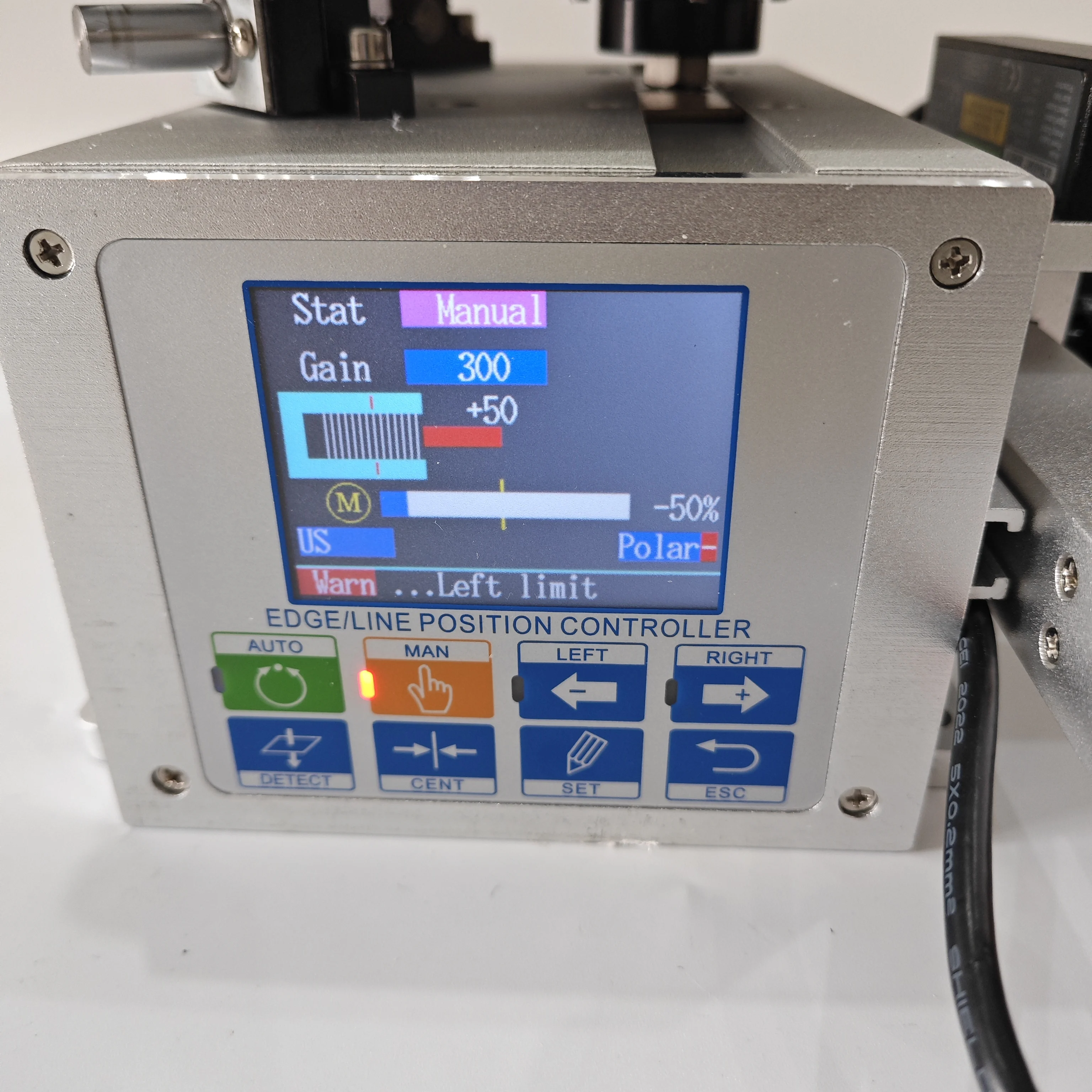 PG200A All-in-One Servo Web Guiding System | EPC Edge & Line Position Controller with Ultrasonic Sensor detail image 2