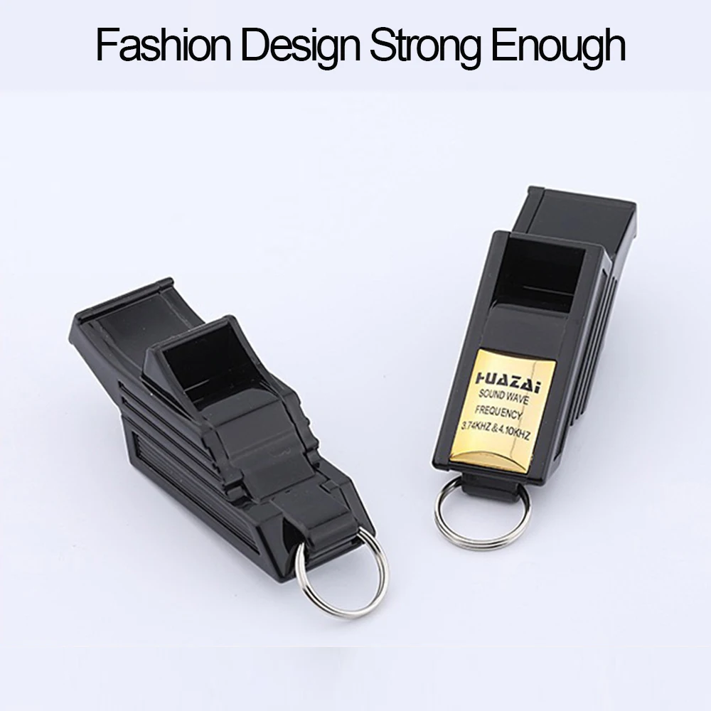 Sports Whistle Box Packed Eco Friendly ABS High Decibel Referee Whistle With Mouth Guard Rescue Whistles