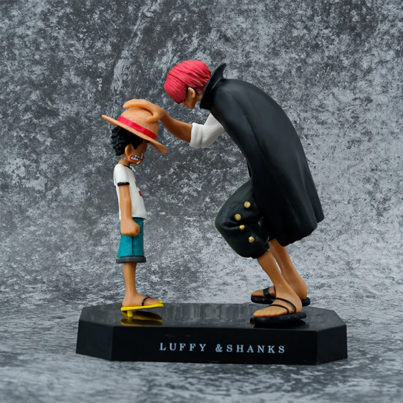 One Piece Anime Figure Luffy Shanks Action Figures Model Statue