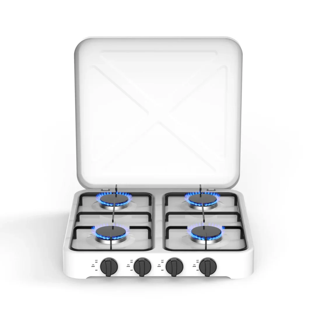 Popular High Quality Camping Gas Stove Stainless Steel Butane Gas Stove Table Top 4 Burner net celebrity durable type