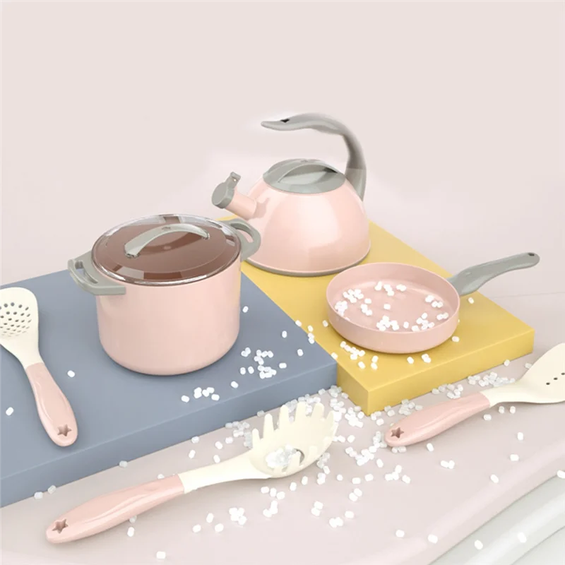 WJ-DIY Pretend Play Simulation Pretend Play House Cut Vegetable Cooking Game Set Child Enlightenment Fun Toy