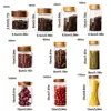 Food Container Storage Bottles Jar Grains Leak Proof Glass Airtight Canister Coffee Beans Tea Kitchen Storage Bottles Jars 6