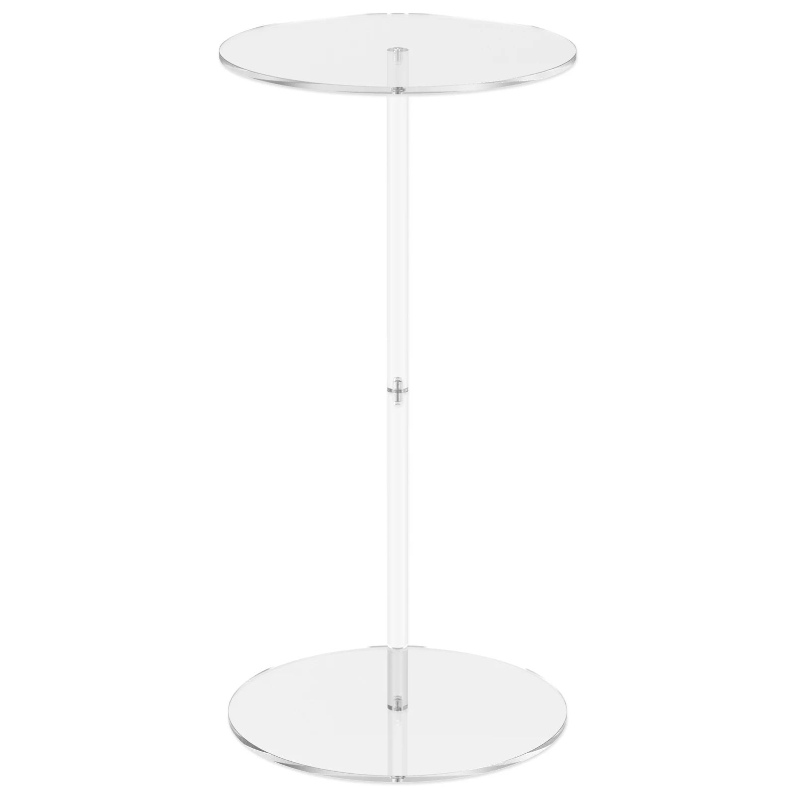 طاولة شاي أكريليك فاخرة مستديرة