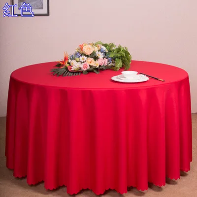 

D78European style hotel round banquet round tablecloth food stall bar canteen hotel tablecloth banquet tablecloth restaurant