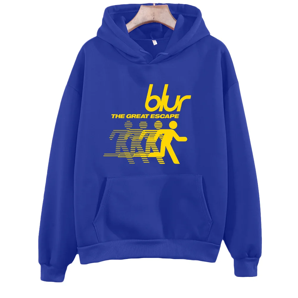 Blur Band Hoodies The Great Escape Sweatshirt Fashion Men High