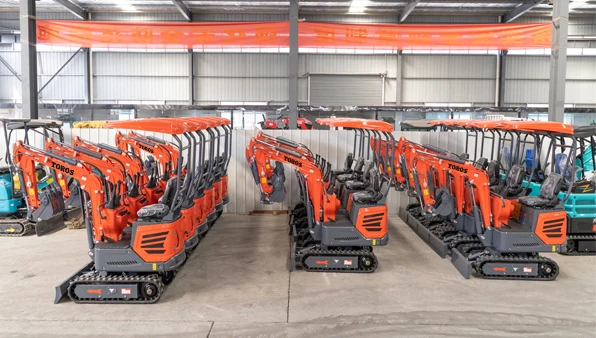 S9dc95838e7ef460a94eb5fb44bcc5aect 1 Ton Mini koparka gąsienicowa Auger mały koparka wymiana fabryczna cena na sprzedaż 1.2 Ton Bagger CE EPA producent porcelany