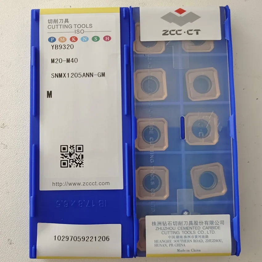 

SNMX1205ANN-GM YB9320/SNMX1205ANN-GM YBD152/SNMX1205ANN-GM YBM253 SNMX1205 Original ZCC.CT CNC carbide inserts 10pcs/box