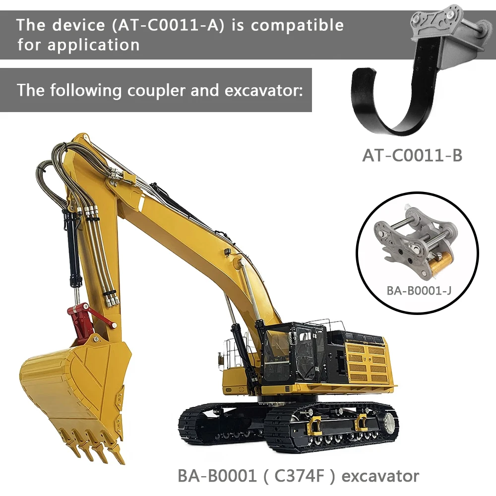 

Metal Tree Digging Tool for LESU 1/14 RC Hydraulic Excavator C374 Remote Control Toys Construction Cars Th18259-Smt3