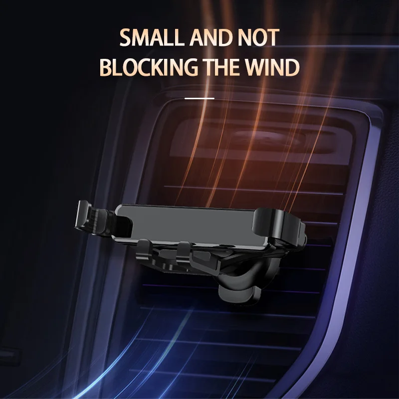 ABS Car Phone Holder Foldable Air Vent Mount