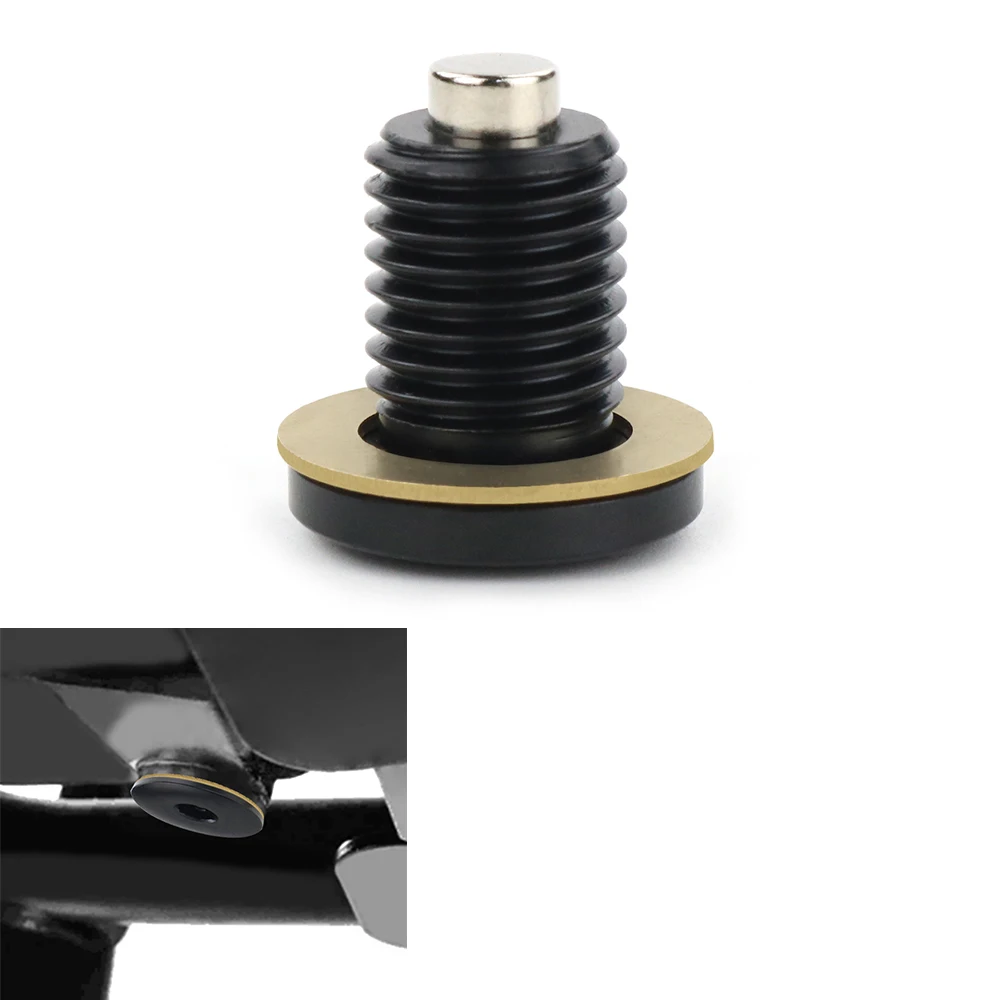 

Magnetic Oil Drain Bolt Plug Screw M12*1.5 Fit For Kawasaki KLR650 Ninja 300 400 Versys 650 1000 Versys-X 300 Z650 Ninja ZX-10R