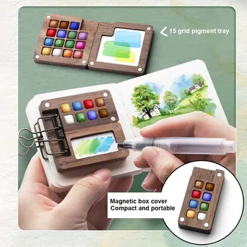 Portable Mini Watercolor Set 1