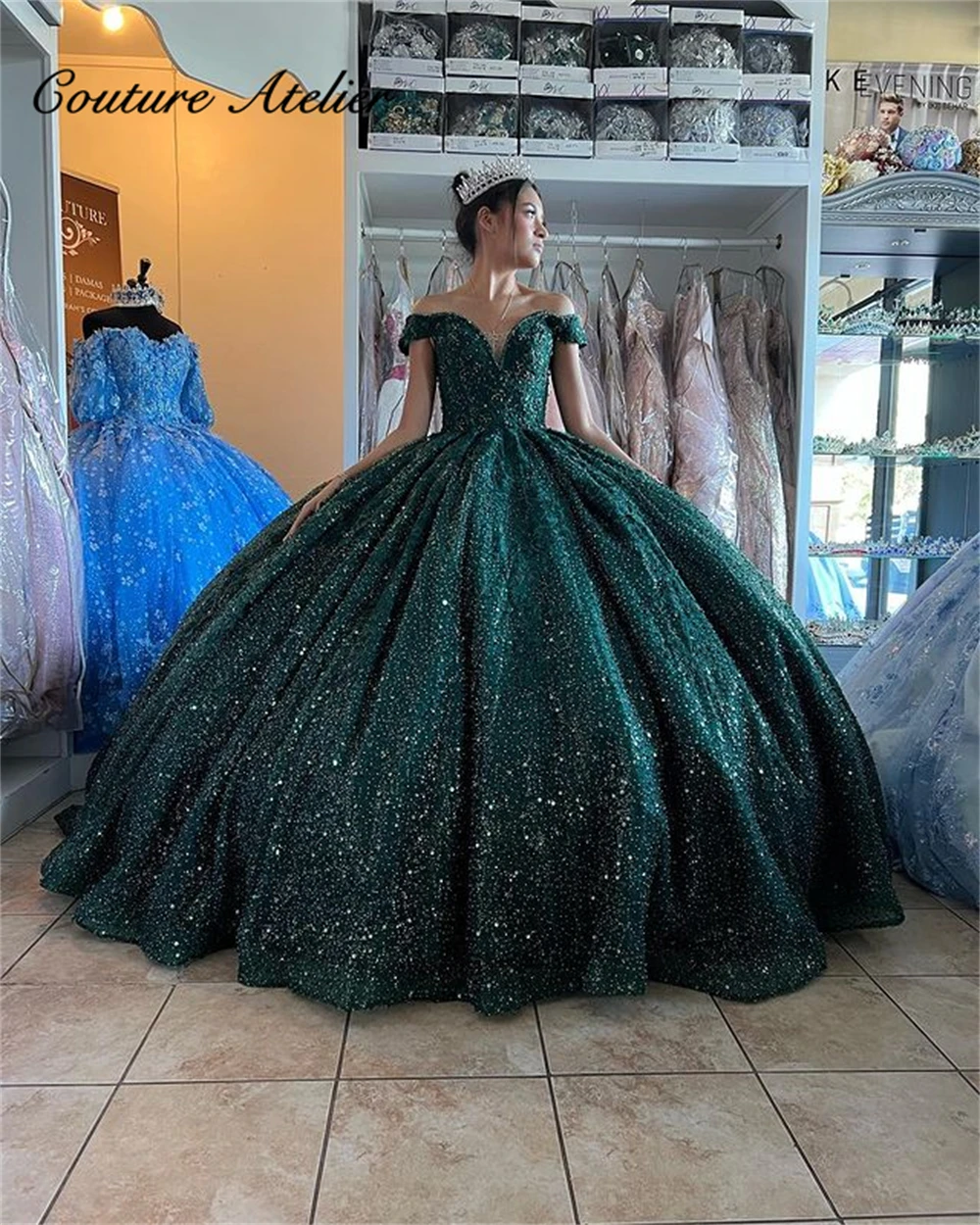 Dark Green 15 Dresses Best Dark Green 15 Dresses Best Sale Green  Quinceanera Dresses