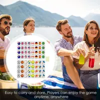 Beachside Board Games Seaside Escape With Beachside Pattern Family Party Games Mahjong Tiles Set For Spring Picnic 1