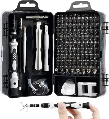 PRECISION SCREWDRIVER SET SCREWDRIVER BITS 115in1 magnetic screwdrivers