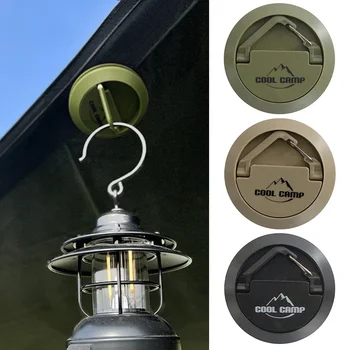 Outdoor Magnetic Tent Hook Portable Multi-purpose Tent Ceiling Buckle Clamp Suction Cup Camping Rope Retainer Kerosene Lamp Hook