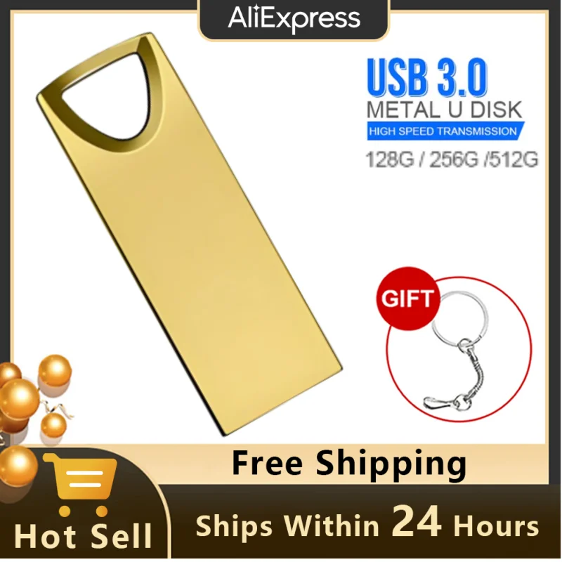 Mini Pen Drive 512Gb 256Gb Usb 3.0 Flash Drive Pen Drive Chiavetta Usb 128Gb 64Gb Memory Stick Impermeabile Capacità Reale Usb 3.0 Disk