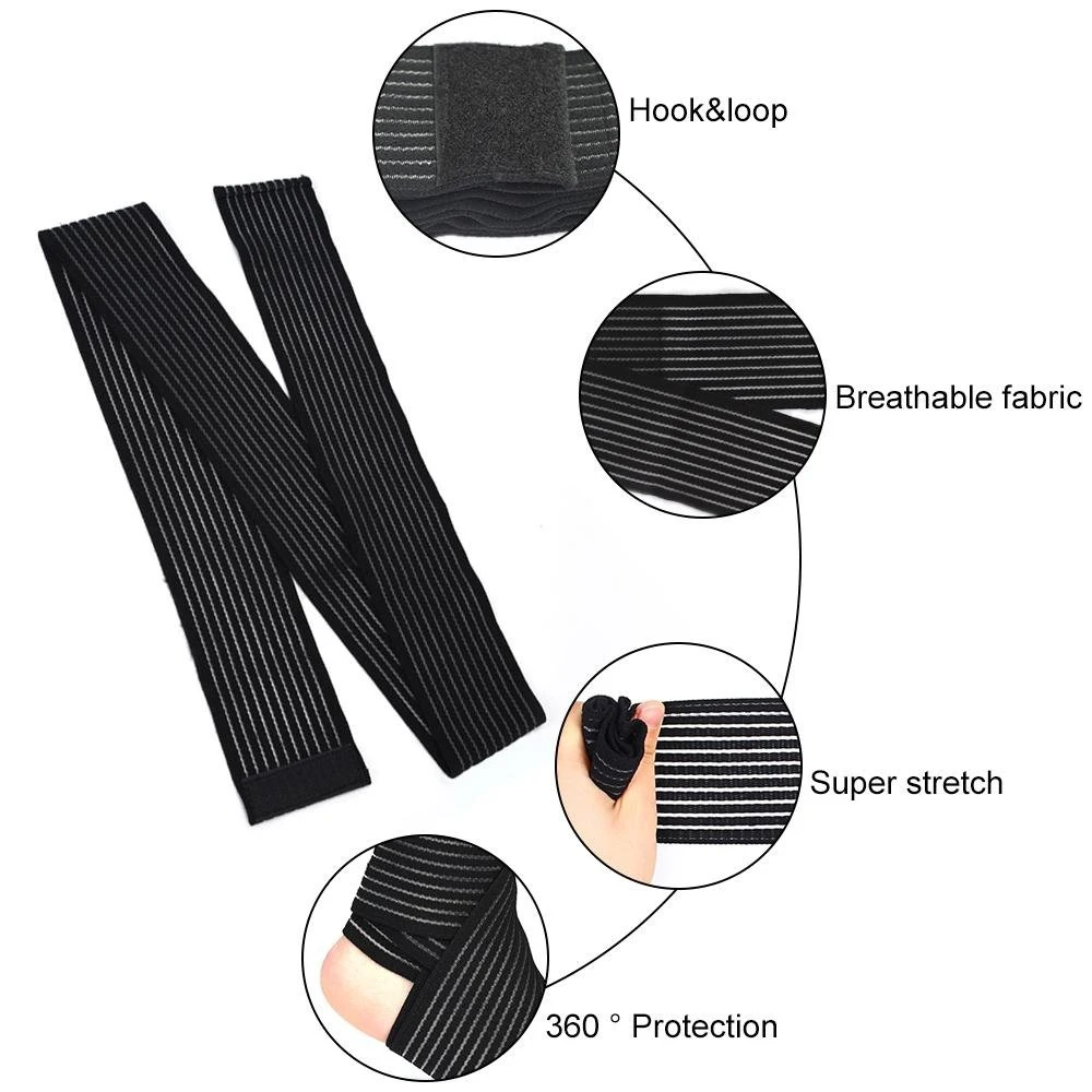 1Pcs Elastic Compression Knee Bandages Fitness Pressurized Straps Gym Weight Lifting Squats Leg Compression Training Wraps knee wraps patellar band