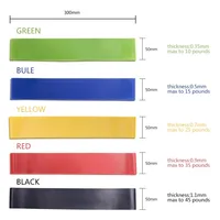 1/5/10/15pcs Fitness Resistance Band Yoga Elastic Band Stretching Band Butt Lifting Back Opening Leg Exercising Tool - Image 6