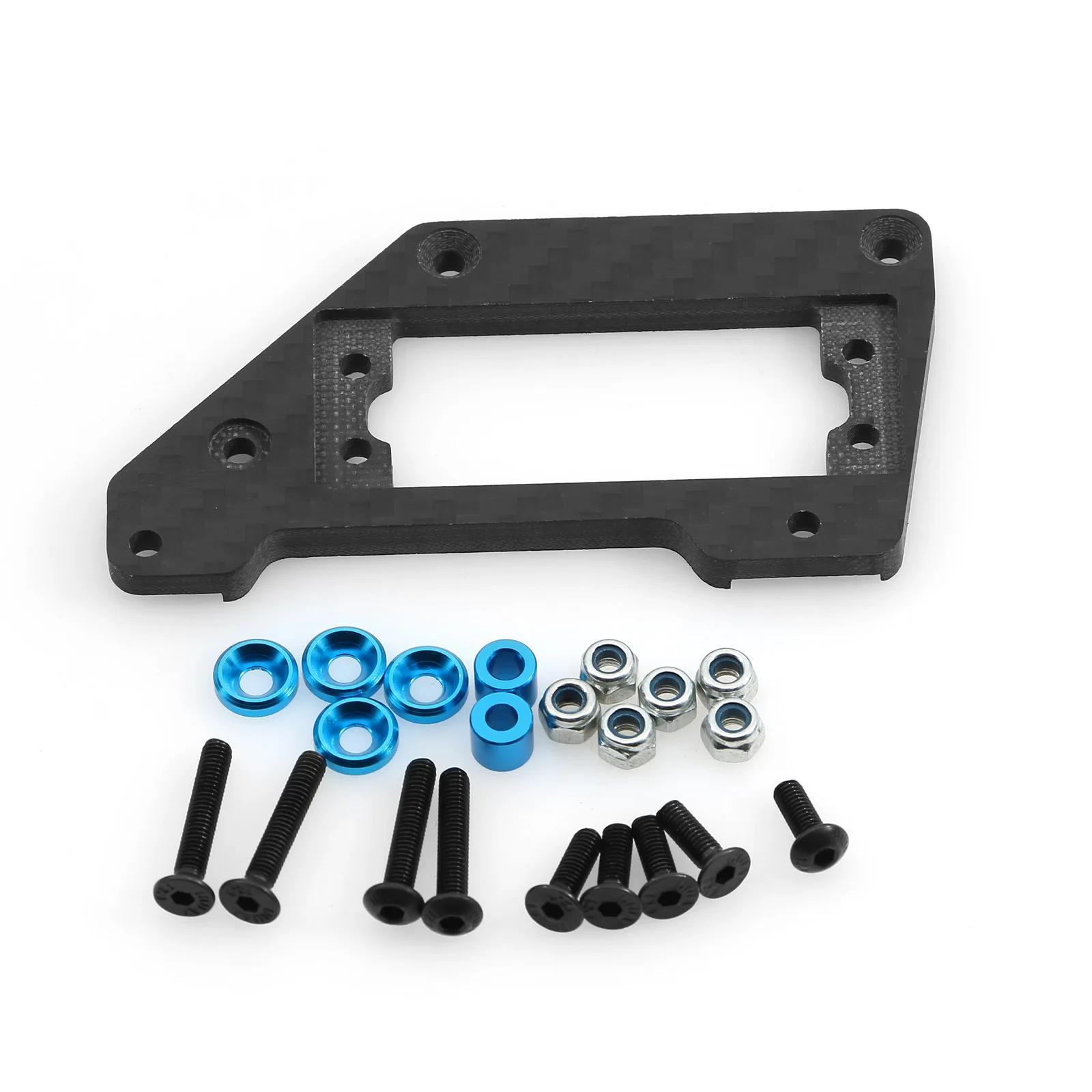 

Carbon Fiber Servo On Axle Mount Servo Mount Stand for Axial SCX10 PRO 1/10 RC Crawler Car Upgrade Parts Accessories