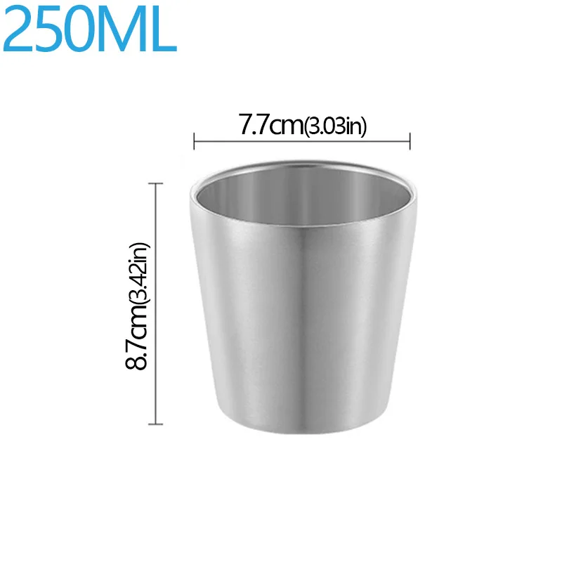 A silver 250ml