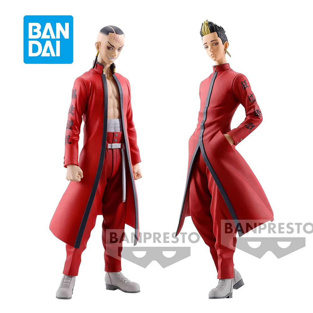 

IN Stock Banpresto Tokyo Revengers Kakuchou Hanma Xiuji Vol.2 18Cm Original Anime Figure Pvc Model Toys Collectible Kit