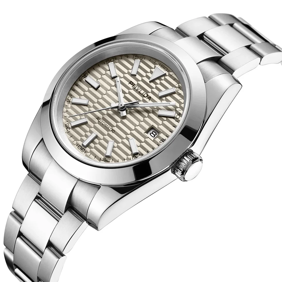 稼働品】PHYLIDA ピリダ オートマチック自動巻き メンズ腕時計 稼働品