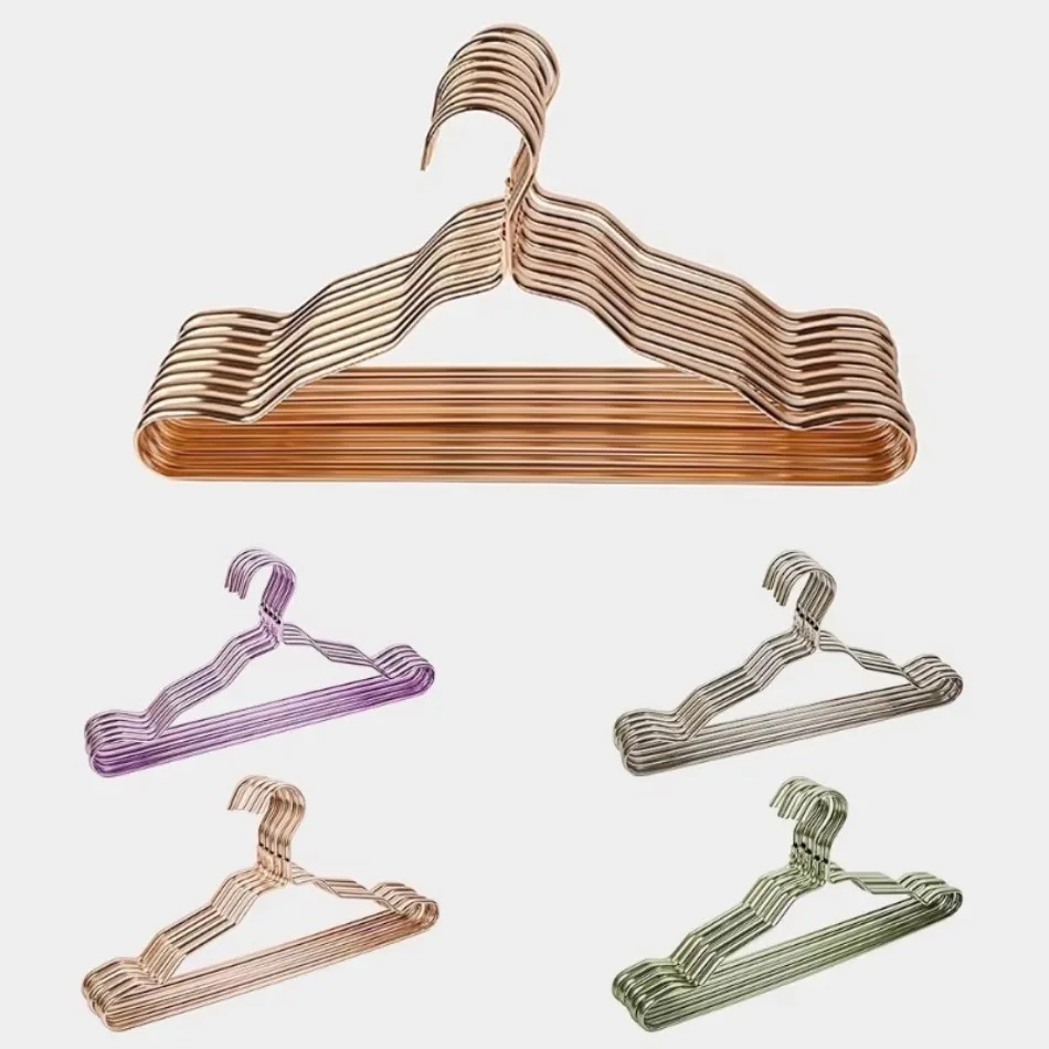 5 Pcs/set Chidren Clothes Hangers Multi-Size Kid Adult Clothes Hanging Rack Wholesale Heavy Duty High Quality Metal Hangers