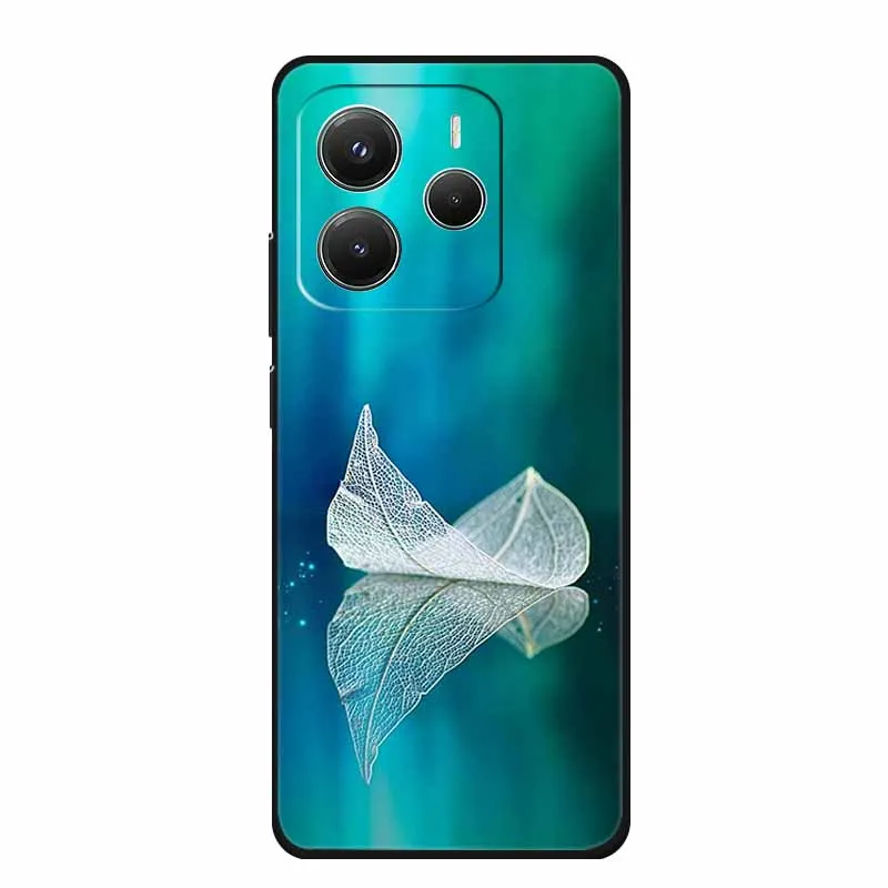 Sleek Black Silicone TPU Soft Phone Case - Protective Shell Back Cover
