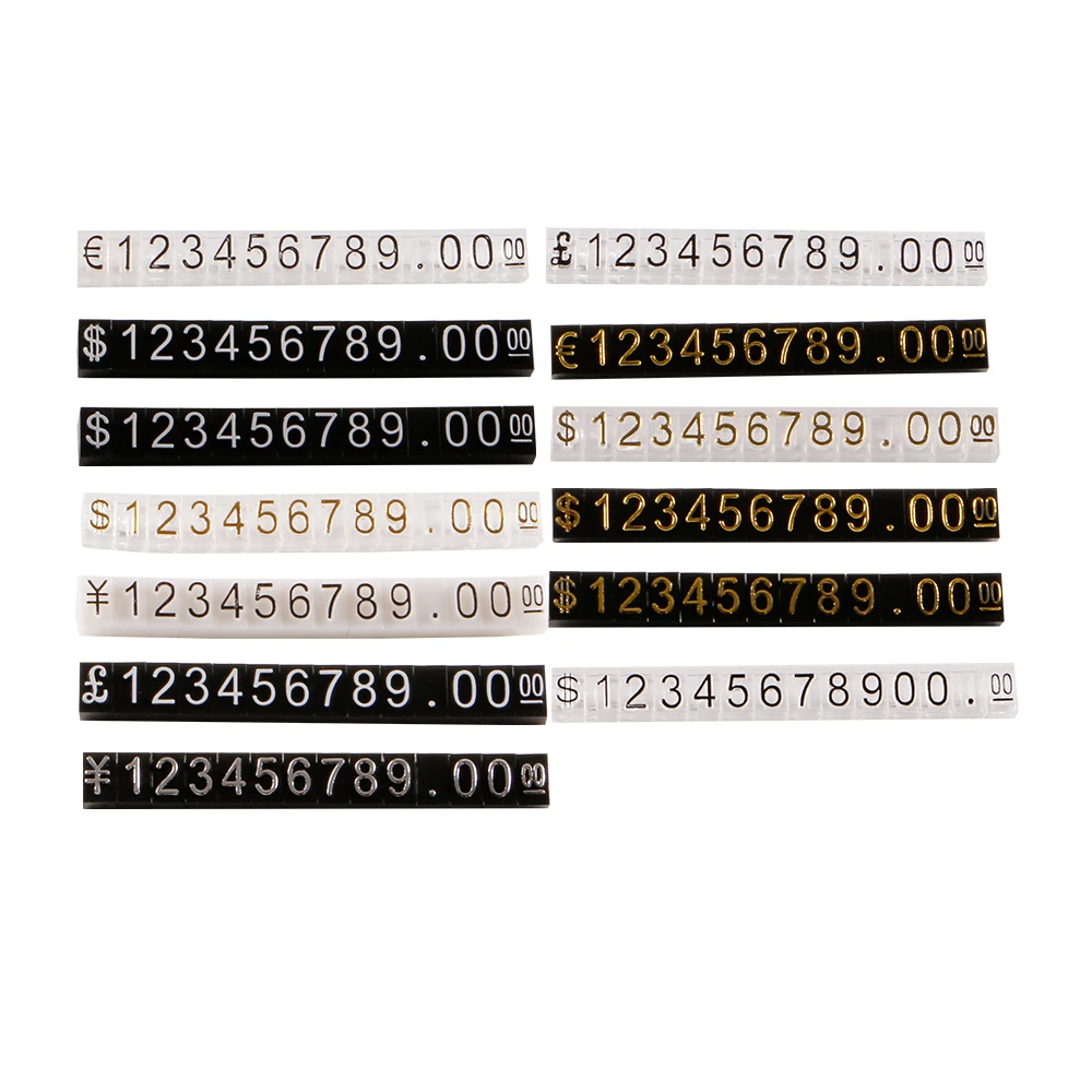 Watch Ring Jewelry Price Cube Display Jewelry Pricing Tag Euro Price Cubes Number Dollar Gbp Kit Desk Sign Pricing Tags