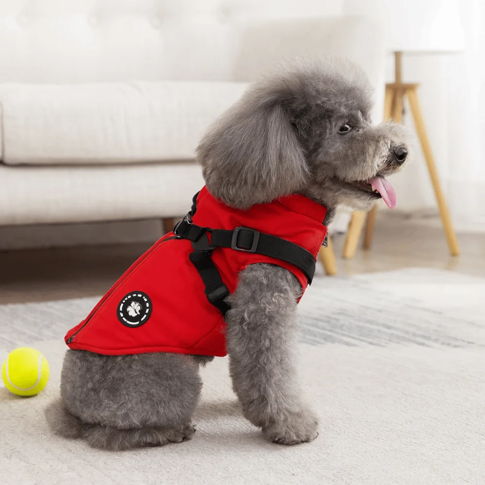 Waterproof Adjustable Dogs Down Clothes Thicken Windproof Dog Coat Warm Soft Winter Dog Clothes for Dogs Cats