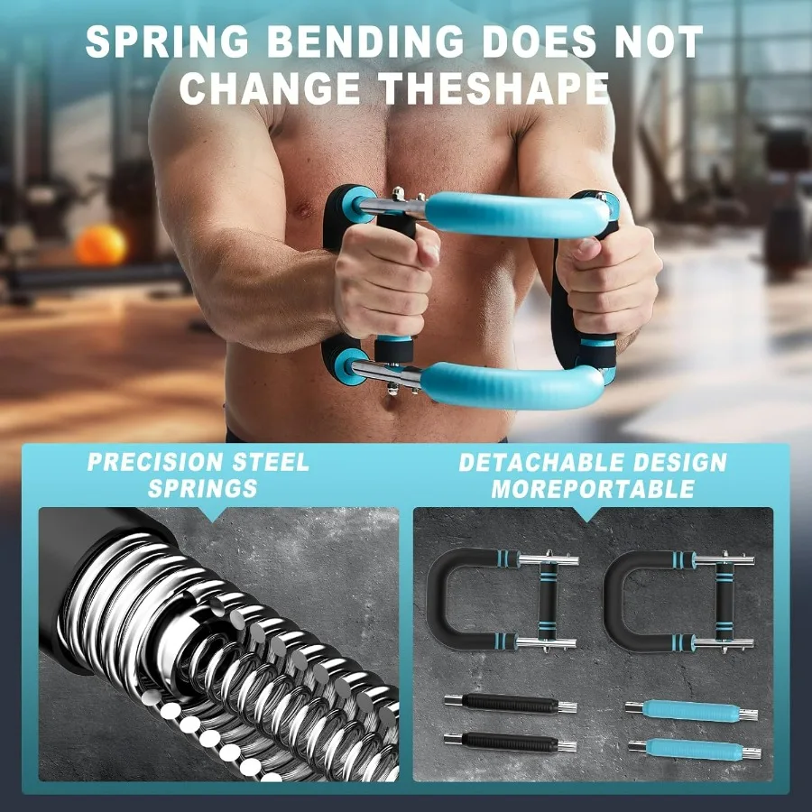 Twister Arm Trainer, Chest Workout Equipment Exerciser for Men, Adjustable Arm and Chest Twister Trainer for Women - Portable Ho