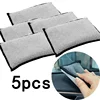 5PCS Double Side Car Interior Scrubbing Sponge for Leather Interior Car Wash Pad No Scratch Car Microfiber Scrubbing Sponge 1