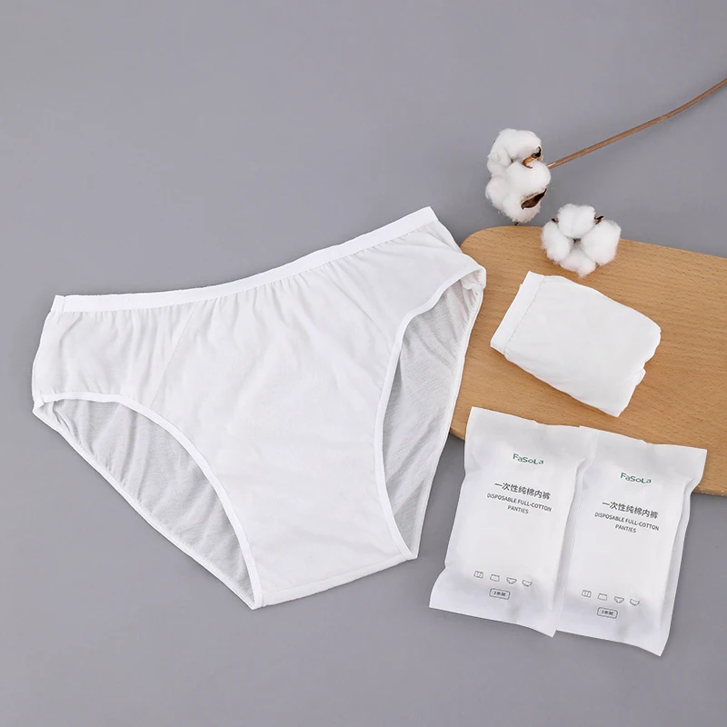 

Youpin 5pcs/lot Disposable Full-cotton Panties Disposable Maternity Panties Soft And Skin-friendly Wash-free for man woman