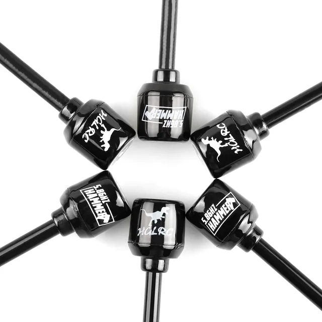 HGLRC Mini Long Range Hammer Antenna Mini RHCP LHCP Spin SMAUFL MMCX Angle 5.8G 2.5dBi 135mm For RC FPV Racing Drone 5