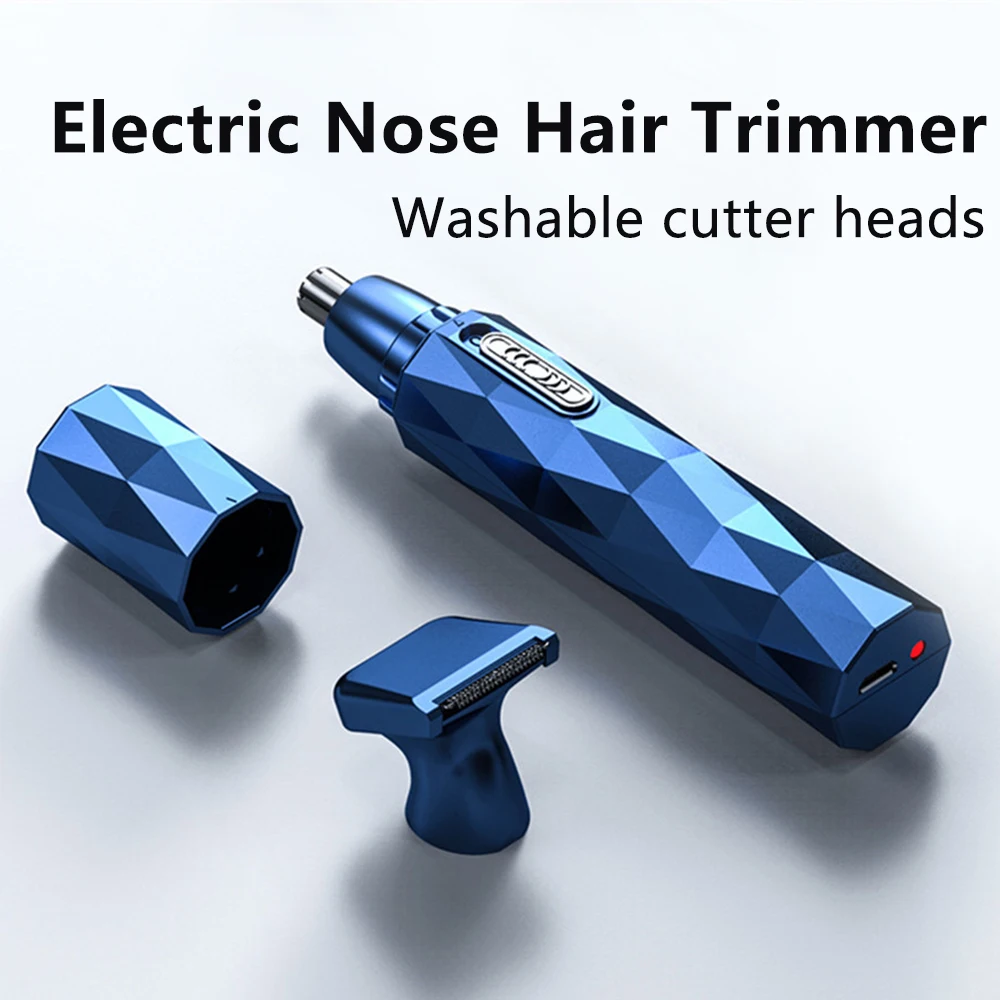 Electric Nose Hair Trimmer For Men Women Hair Remover Nose And Ears Cutting Machine Washable Shaving Tools
