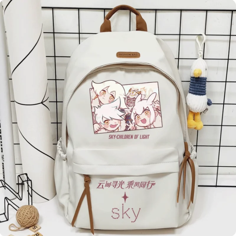 Anime Sky：Children of the Light Cartoon Bag Women Man Fashion Leisure Teenagers Student Backpack Handbag B073