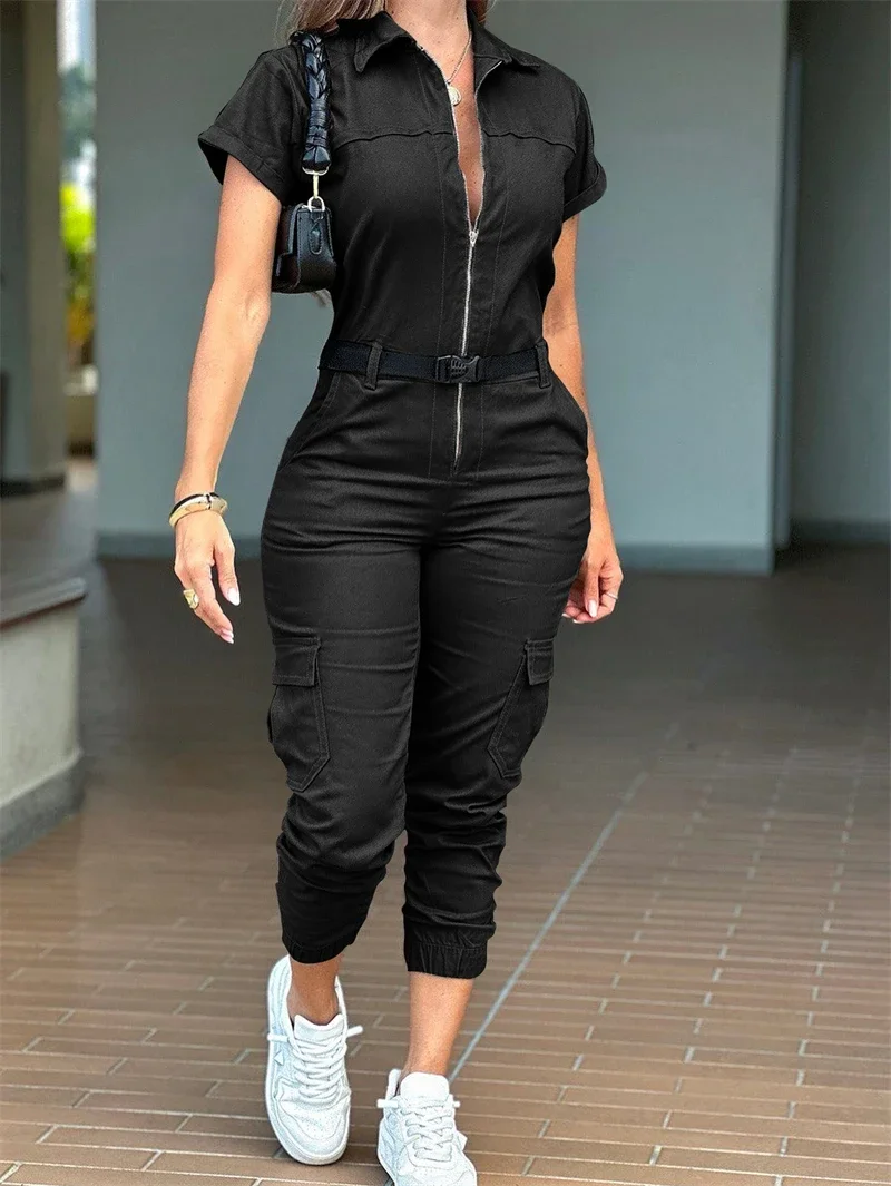 Monos de calle, ropa de otoño 2024, pantalones largos de manga