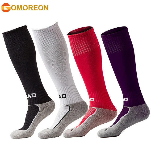 Calcetines de tubo por encima de la rodilla transpirables para niños y  niñas, calcetines de fútbol, Calcetines antideslizantes, calcetines  deportivos para correr - AliExpress