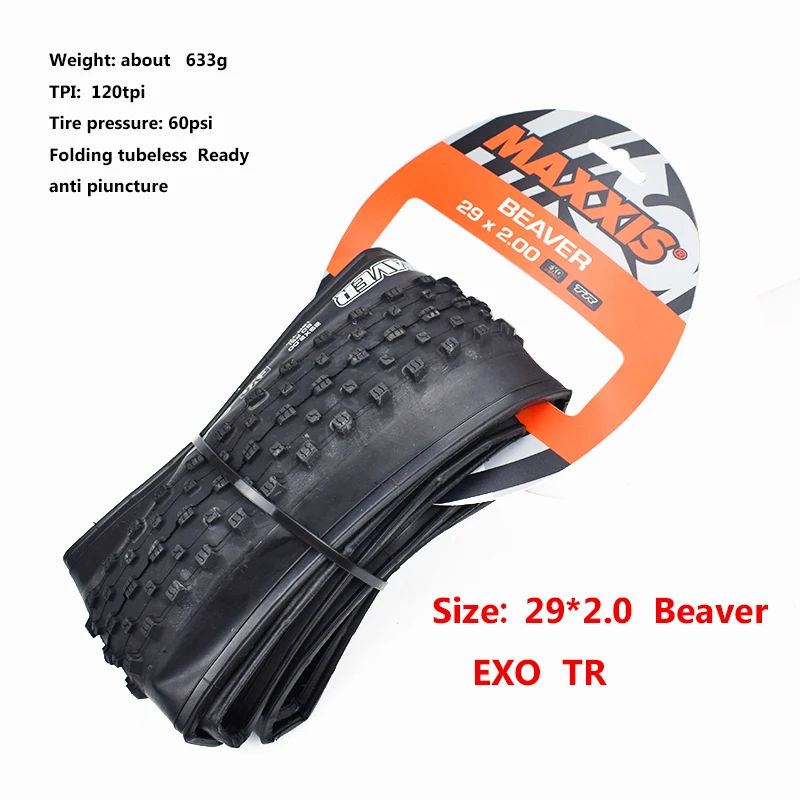 Maxxis BEAVER Tubeless Bicycle Tire 27.5/ 29*2.00 120TPI EXO