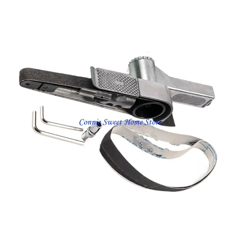 LXAF Luftbetriebener Polierer mit variabler Bewegung, Finisher-Werkzeug mit ergonomischem zum Entfernen von Anlauffarben – Detail 9