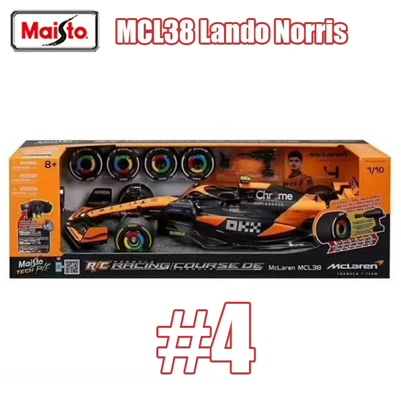 재고 있음 마이스토 F1 1:10 RC 레드불 RB19 베스타펜 마이애미 라스베가스 페라리 SF-23 르클레르크 맥라렌 MCL38 시뮬레이션 모델 장난감 선물
