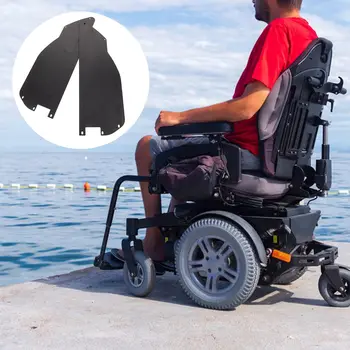 2 pezzi di protezioni laterali leggere per sedia a rotelle, pannelli antivento in plastica, accessori di ricambio per sedie a rotelle elettriche