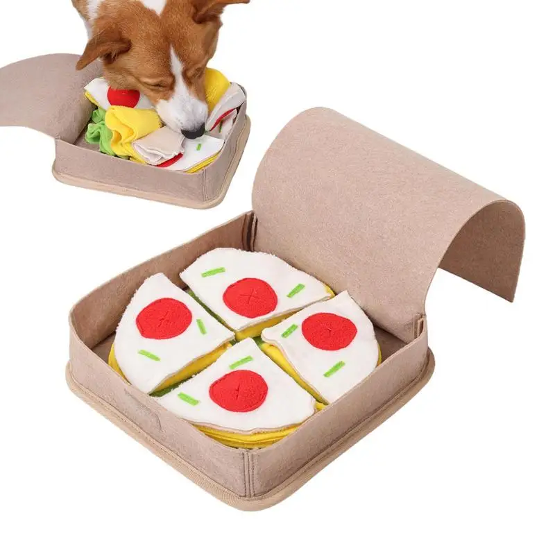 

Dogs Snuffle Mat Pizza Foodie Enrichment Toys For Indoor Cats Dogs Rabbits Boredom Busters Stress Relief Pet Supplies