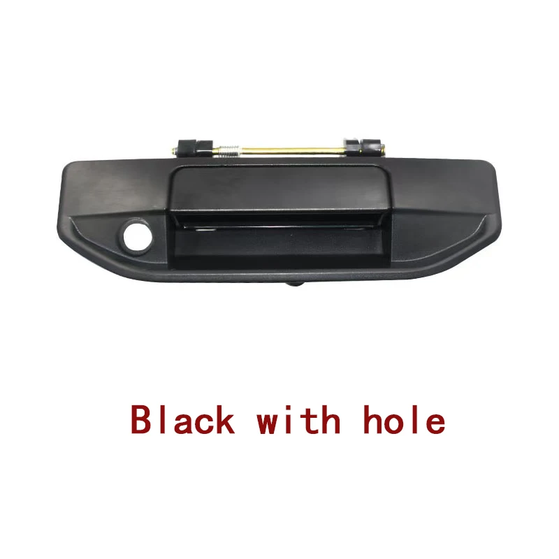 Changan Hunter F70 픽업 트렁크 외부 도어 핸들 후면 외부 도어 핸들 커버 (카메라 구멍 포함) 검정색 및 은색