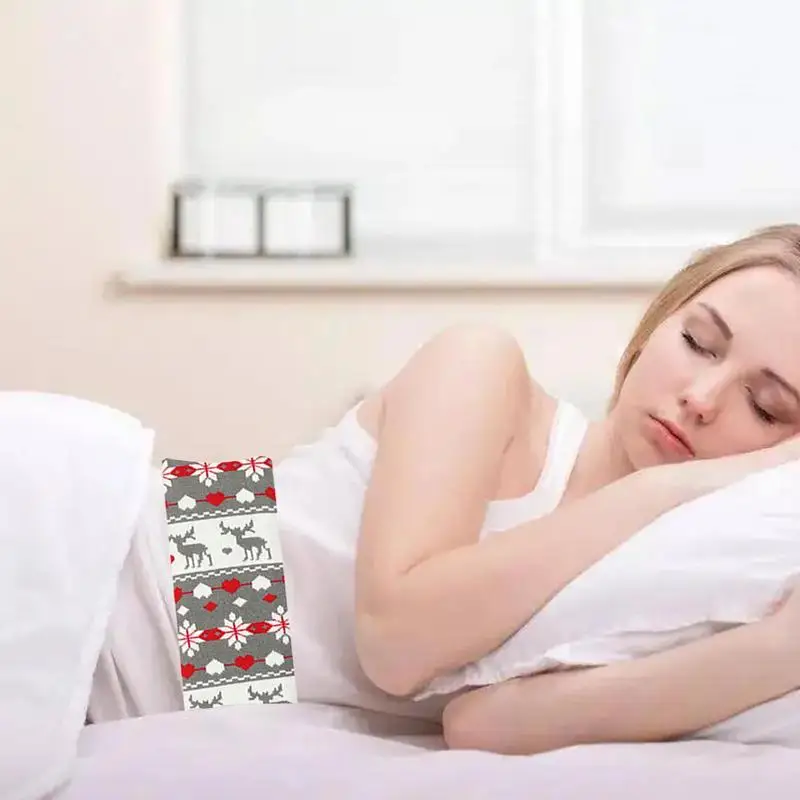 

Hot Water Bottle Long Hot Water Bottle Long Rubber Hot Water Bag for Back Neck Legs Discomfort Relief Both Hot and Cold Water