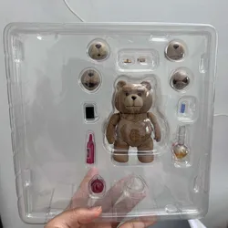 Boxed Teddy Bear Action Figure - 10cm Movable Joint Edition - Creative Birthday Gift (No Box)