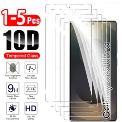 10D Tempered Glass Screen Protector - Premium Protection for S25 Ultra (5PCS Tempered Glass)