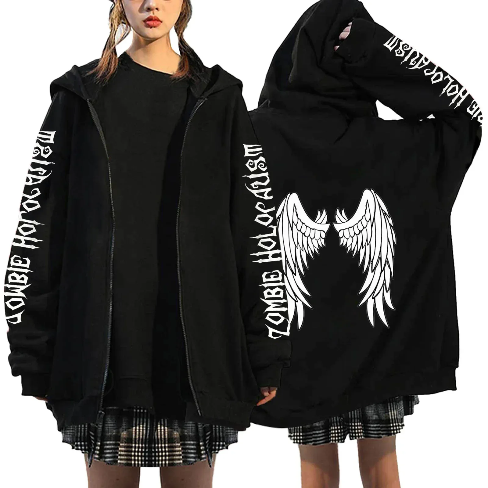 

Europe and the United States dark wind Hoodie Zip Up Hoodies Sweatshirts Hoodie Men Sportswear Cosplay Clothes